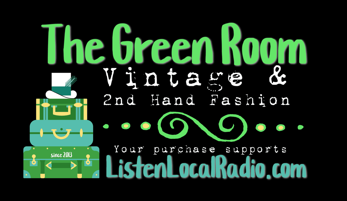 The Green Room Vintage and 2nd Hand Fashion logo.