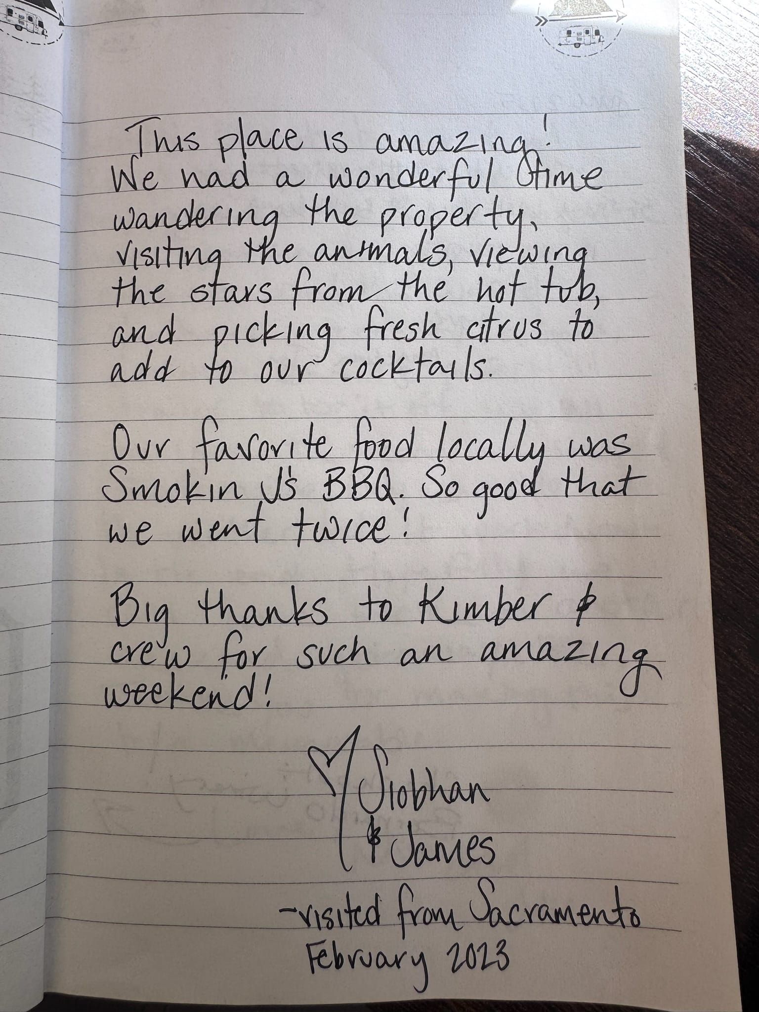 Handwritten guest book page 3590
