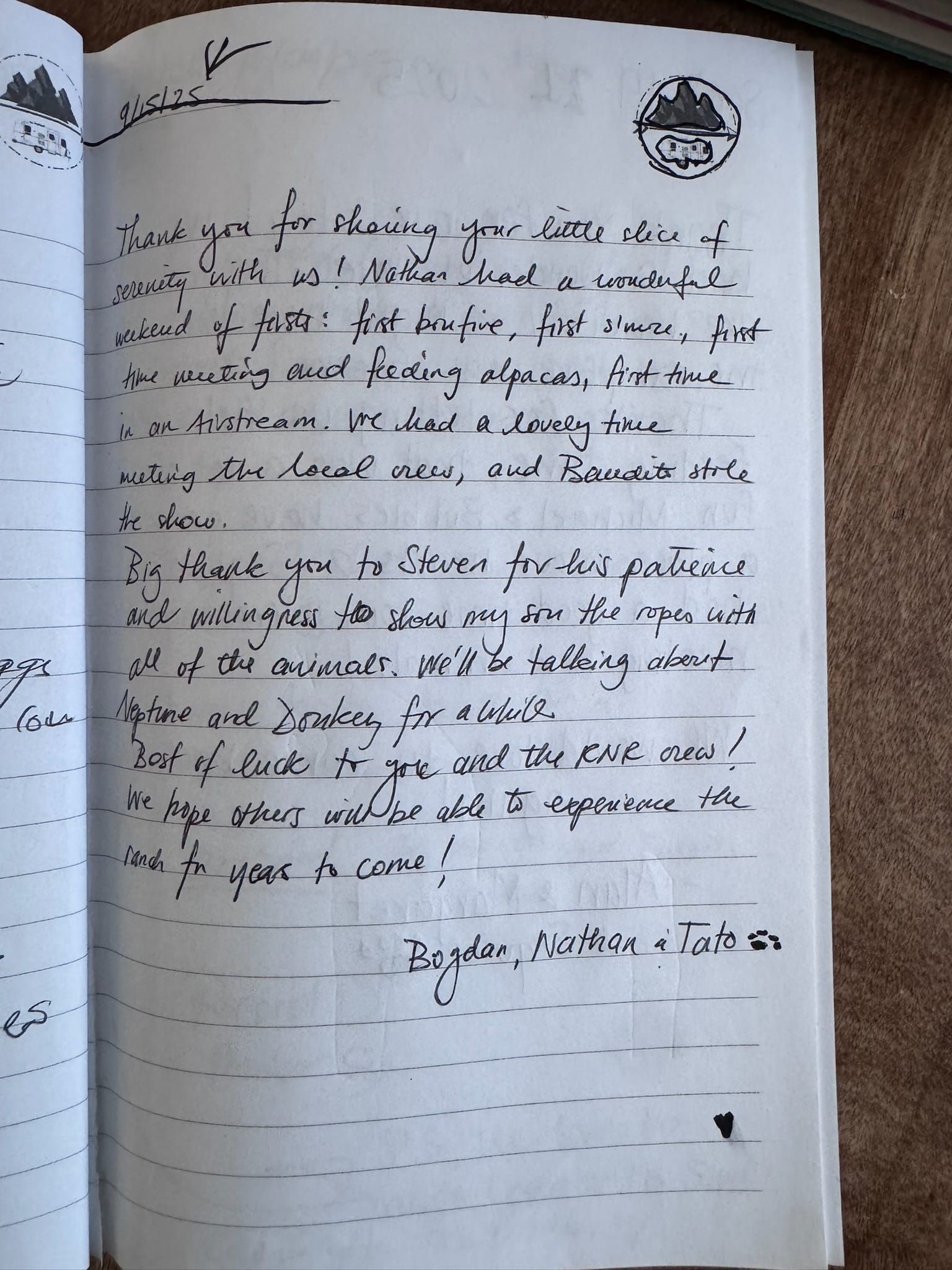 Handwritten guest book page 3662. Open full-size photograph