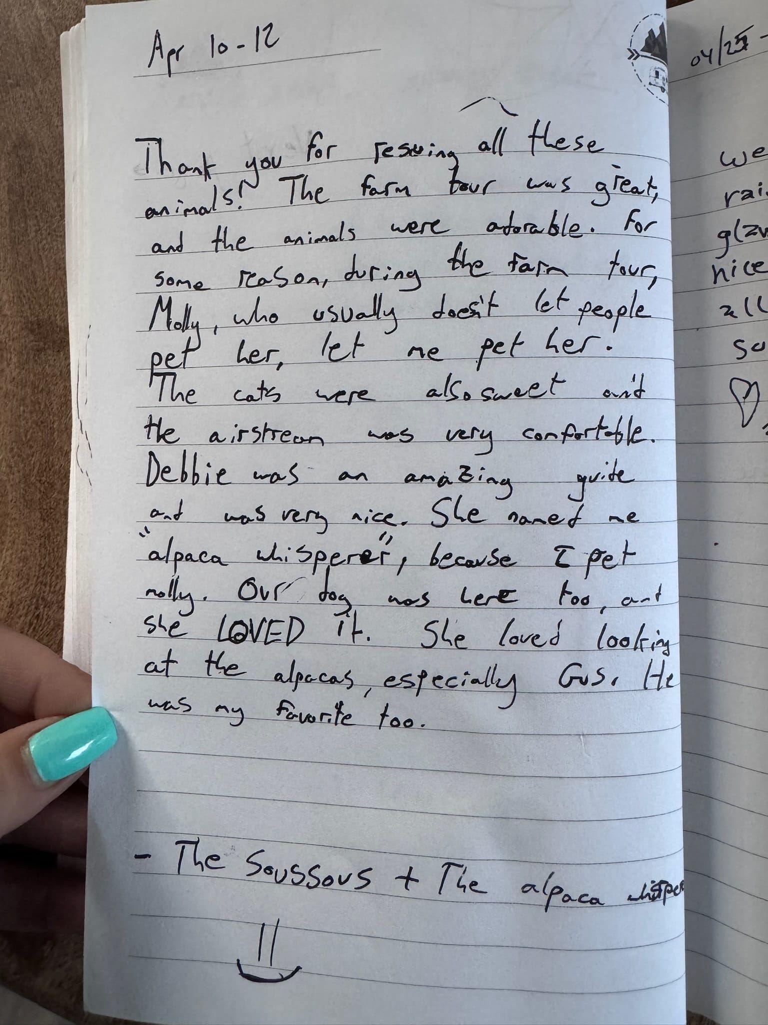Handwritten guest book page 3669. Open full-size photograph