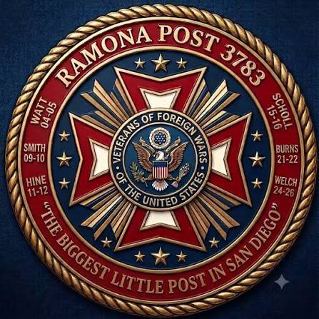 Ramona Veterans of Foreign Wars logo.