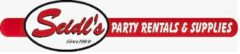 Seidl's Party Rentals and Supplies logo.