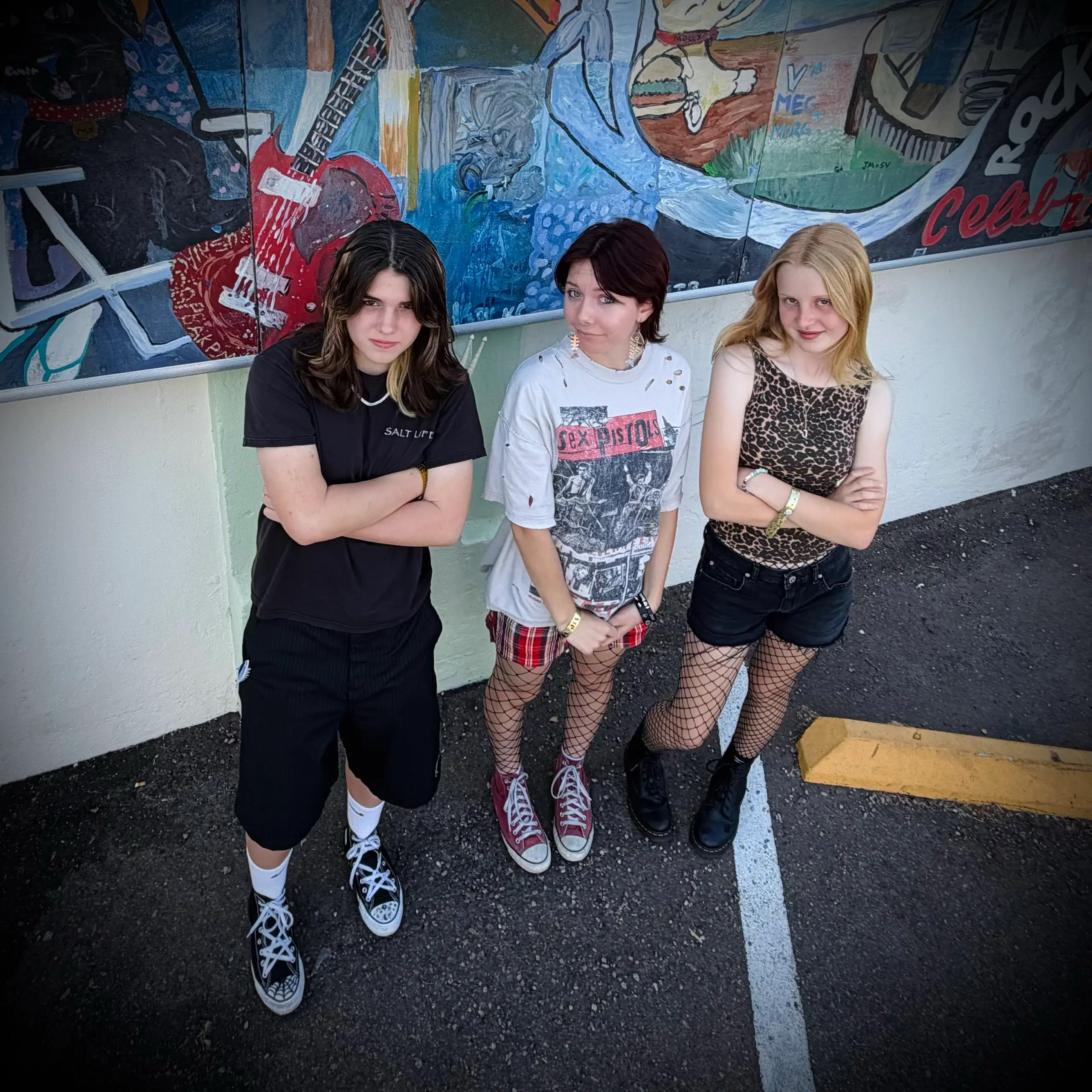 The Sardines, a San Diego all-girls alternative punk rock band.